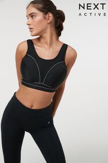Black Ariss-euShops Active Sports High Impact Non Pad Bra (181555) | £26