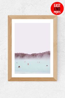 East End Prints White Spa Day Print by Oh Fine! Art