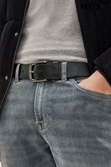 Black Hell for Leather Creased Effect Belt (186839) | £20