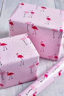 Pink 6M Flamingo Wrapping Paper (193026) | £4