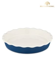 Barbary & Oak Blue 27cm Ceramic Pie Dish