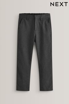 Grey Slim Waist School Formal Straight Trousers (3-17yrs) (196745) | £8 - £16