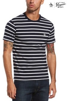 Original Penguin® Blue Breton Stripe T-Shirt