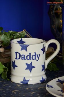 Emma Bridgewater Cream Blue Star Daddy Boxed Mug