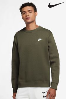 nike olive green crewneck sweatshirt