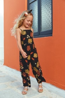 black layered jumpsuit