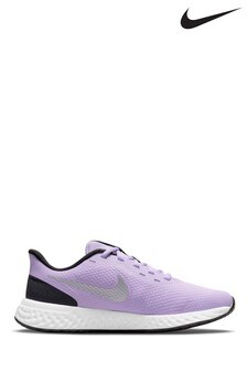 Nike Purple Revolution 5 Youth Trainers