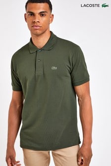 Buy Men's Tops Green Poloshirts Lacoste 