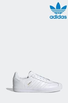 adidas Originals Leather Gazelle Youth Trainers