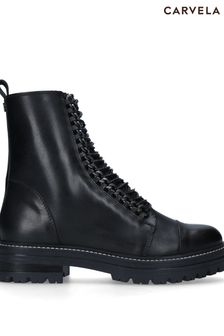 Carvela Black Sultry Chain Boots