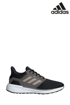 adidas Black/White EQ19 Run Trainers