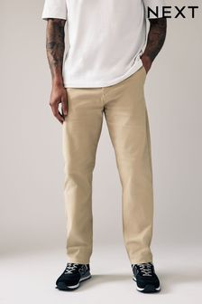 Stone Straight Fit Stretch Chino Trousers (210674) | £22