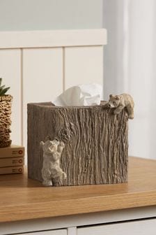 Brown Barnaby The Bear Tissue Box Cover