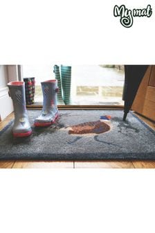 My Mat Multi Pheasant Washable And Recycled Non Slip Doormat