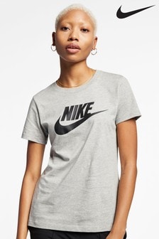 Buy Women's Tops Grey Tshirts Nike from 