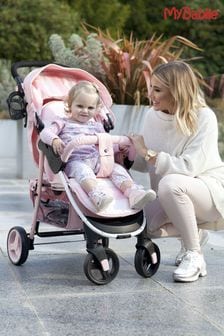 Billie Faiers Pink Stripes Pushchair by My Babiie