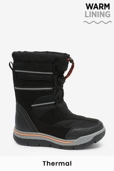 Black Thermal Thinsulate Lined Water Resistant Boots (213836) | £32 - £34