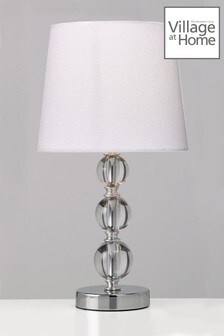 Village At Home White Orby Table Lamp