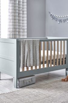 Greyson Grey Cot to Toddler Bed