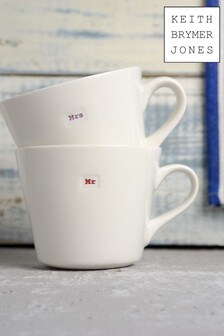 Keith Brymer Jones Mr & Mrs Pair Of Bucket Mugs (215817) | £26