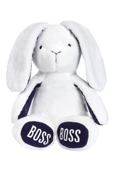 Boss Kidswear Baby Unisex White Cotton Toy