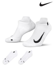 Nike White Run Trainer Socks Two Pack (219458) | £12