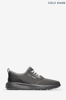 Cole Haan Black Zerogrand Knit Oxford Shoes