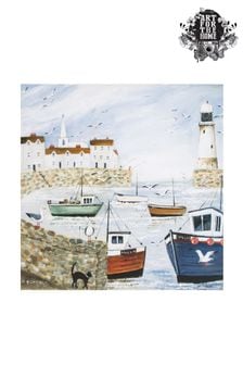 Art For The Home Blue Harbour Side Wall Art