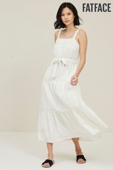 next white broderie anglaise dress