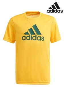 adidas Yellow D2M T-Shirt
