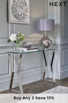 Claro Glass Console / Dressing Table (224833) | £225
