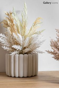 Gallery Home Grey Potted Dry Grass Mix