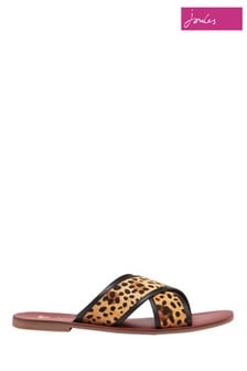 joules leopard sandals
