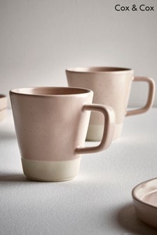 Cox & Cox Set of 6 Pink Speckled Mugs (231975) | £98