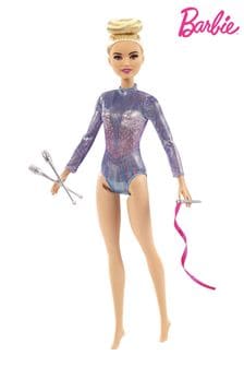 Barbie Rhythmic Gymnast Blonde Doll With Accessories