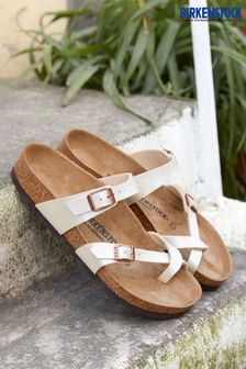 birkenstock sandals white