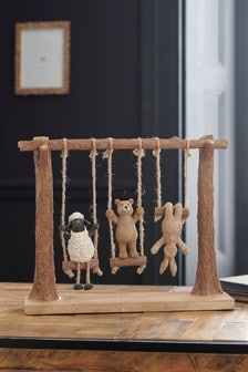 Brown Bertie And Friends Swing Ornament