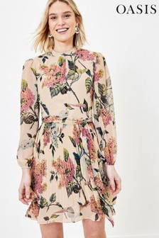 oasis ditsy floral skater dress
