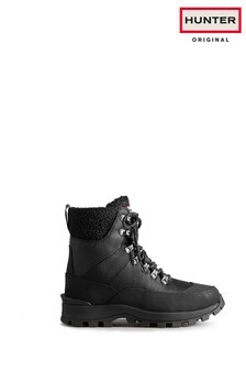 Hunter Black Commando Boots