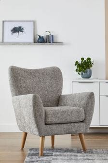 Wilson Accent Chair With Natural Legs