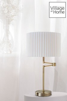 Village At Home Brass Fenella Table Lamp