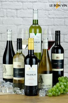 Le Bon Vin 6 Bottles Party Mix Red/White Wine Selection