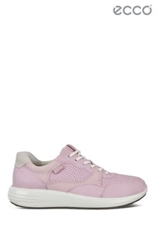 ECCO® Soft 7 Runner W Pink Lace Chunky Sole Trainers (245641) | £120