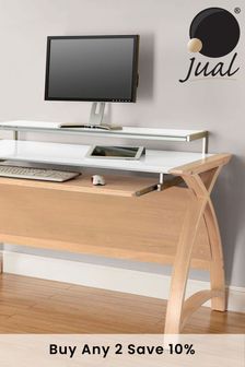 Helsinki 1300 Oak Desk by Jual