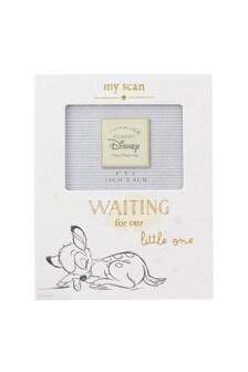 Disney White Magical Beginnings Bambi Baby Scan Frame