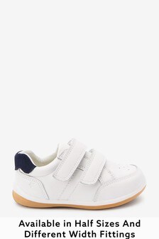 White Leather First Walker Shoes (251444) | £30