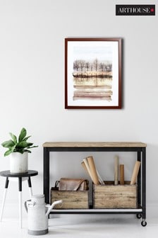 Trees Landscape Framed Print by Arthouse