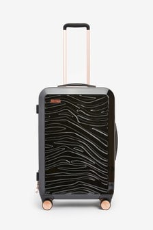 Zebra Embossed Hard Shell Suitcase