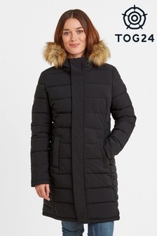 Tog 24 Firbeck Womens Black Long Insulated Jacket (255544) | £80