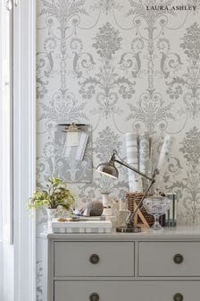 Dove Grey Josette Wallpaper Wallpaper